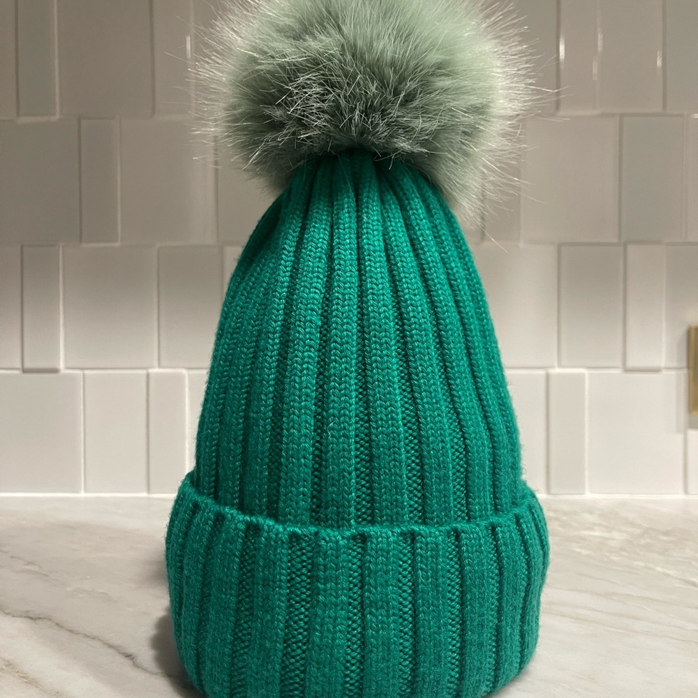 Moncler Wool Beanie with Pom Pom - Picture 6 of 6